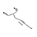 MBRP 3" Dual Rear Exit T304 Stainless Steel Cat-Back Exhaust w/ Carbon Fiber Tips – 2022+ Honda Civic Si 1.5L – MBRP S49033CF