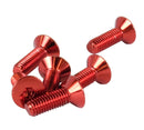 NRG Conical Steering Wheel Screw Kit – Red