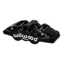 Wilwood AERO6 Left Brake Caliper - 1.75/1.62/1.62 in Piston Bores / 0.810 in Rotor Thickness / Black / 0.80 in Pad Thickness | 120-16891-BK