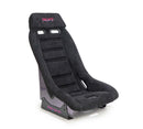 NRG GT Retro Bucket Seat - Black Vegan Leather Black Stitching Multicolor Fiberglass Back with Glitter – Default Title