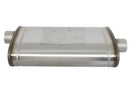 aFe MACH FORCE-Xp SS Muffler 3" Center Inlet / 3" Offset Outlet 22" L x 11n W x 6" H Body
