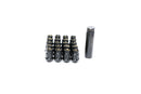 Wheel Mate Muteki HR38 Open-End Lug Nut Kit – 38mm – M12x1.25 Black Chrome Red