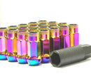 MUTEKI SR48 48mm Open End Lug Nuts - 12x1.25 | Neon