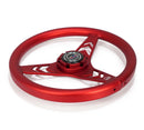 NRG 330mm Arrow Cutout Aluminum Steering Wheel