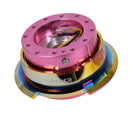 NRG Gen 2.8 Steering Wheel Quick Release – Pink Body / Neo Chrome Ring