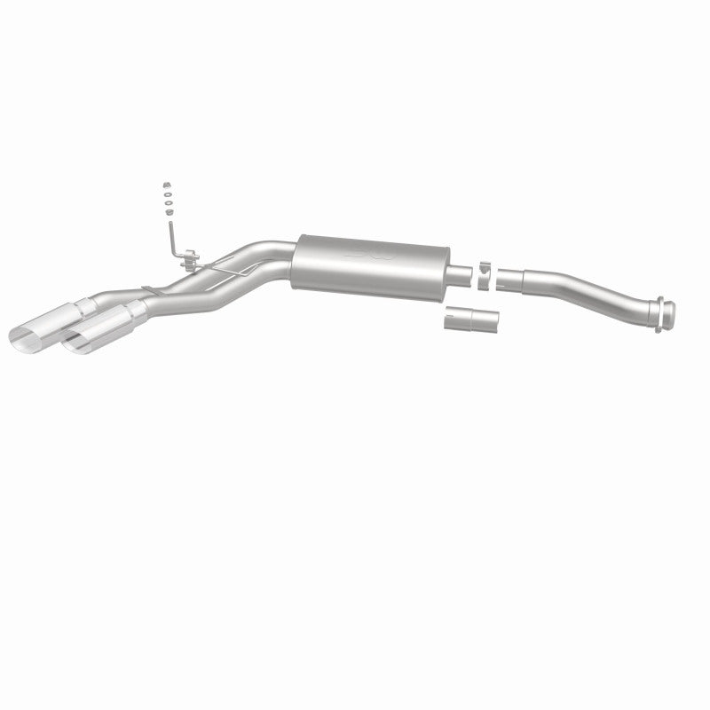 MagnaFlow 11-13 Ford F-150 Pickup Dual Same Side Before P/S Rear Tire Stainless CatBack Perf Exhaust