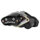 Wilwood Electronic Parking Brake Left Caliper - 0.81 in Rotor Thickness / Black Powder Coat / 4.75 in Mounting Centers / Lug Mount / High-Torque Motor | 120-18230-BK