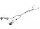 Borla Cat-Back Exhaust – 2016–2017 Chevy Camaro 6.2L Dual with Black Core Dual Split Exit - product image 2