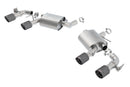 Borla Axle-Back Exhaust – 2016-2017 Chevy Camaro V8 SS Rear Section with Dual Mode Valves - product image 2