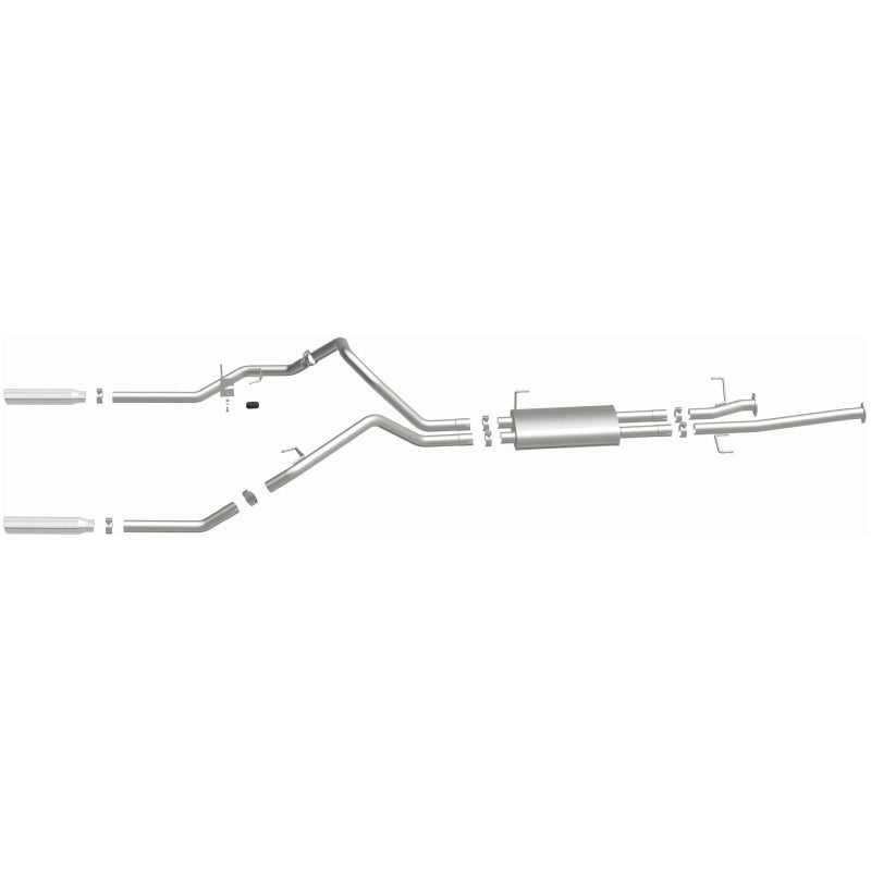 MagnaFlow 14 Toyota Tundra V8 4.6L/5.7L Stainless Cat Back Exhaust Dual Split Rear Exit