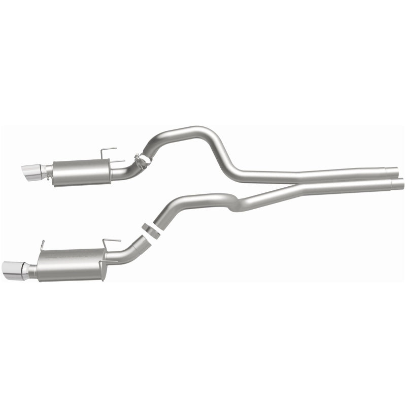 MagnaFlow 13 Ford Mustang Dual Split Rear Exit Stainless Cat Back Performance Exhaust (Street)