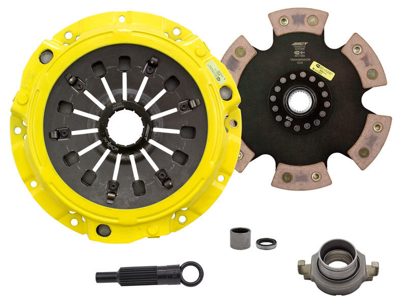 ACT Extreme Race Rigid 6 Pad Clutch Kit with Monoloc - 1993-1998 Mazda RX-7 (FD3S)