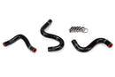 HPS Performance Silicone Heater Hoses – 1983-1987 Toyota Corolla - 57-1223-BLK