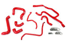 HPS Performance Silicone Radiator and Heater Hoses – 1988-1992 BMW E30 325i 325is 325ix - 57-1427-RED