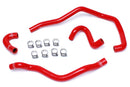 HPS Performance Silicone Heater Hoses – 2001-2006 BMW E46 M3 - 57-1487-RED