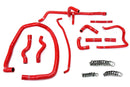 HPS Performance Silicone Heater Hoses – 1996-1999 BMW E36 M3 - 57-1488-RED