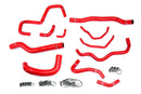 HPS Performance Silicone Radiator, oil cooler, ancillary Hoses – 2006-2007 Mazda Mazdaspeed 6 - 57-1876-RED