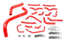 HPS Performance Silicone Radiator and Heater Hoses – 2003-2007 Lexus LX470 / 2003-2007 Toyota Land Cruiser - 57-1912-RED