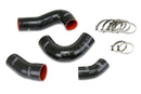 HPS Performance Silicone Intercooler Hoses – 2019-2020 Volkswagen GTI - 57-1949-BLK