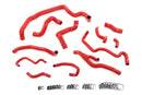HPS Performance Silicone Radiator, Heater, water pump, expansion tank coolant Hoses – 2007-2010 Mini Cooper - 57-2000-RED
