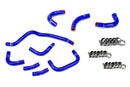 HPS Performance Silicone Oil cooler and throttle body Hoses – 2000-2003 Honda S2000 - 57-2079-BLUE