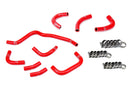 HPS Performance Silicone Oil cooler and throttle body Hoses – 2000-2003 Honda S2000 - 57-2079-RED