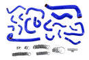 HPS Performance Silicone Radiator, Heater, ancillary and breather Hoses – 1995-1998 Nissan Skyline GTR R33 - 57-2136-BLUE