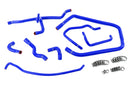 HPS Performance Silicone Heater, throttle body and expansion tank coolant Hoses – 1992-1995 BMW 325i - 57-2137-BLUE