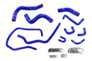 HPS Performance Silicone Radiator, by-pass, throttle body coolant Hoses – Multi-Vehicle Fitment | 57-2167 - 57-2167-BLUE