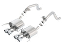 Borla Axle-Back Exhaust – 2014–2015 Chevy Corvette C7 with AFM without NPP Rear Section Quad Tips - product image 3