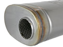 aFe MACH FORCE-Xp Muffler 2.5" ID Offset / Dual x 18" L x 8" W x 5" H – Oval Body