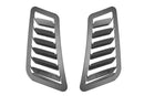 Verus Engineering Hood Louver Kit, Powdercoated Black - Golf R/GTI