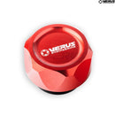 Verus Engineering FHS Oil Cap, Anodized Red - Ford Mustang / Ford Mustang Shelby GT350/GT350R