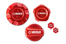 Verus Engineering Engine Bay Fluid Cap Kit, Anodized Red - BMW B58 Engines