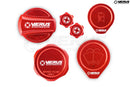Verus Engineering Engine Bay Cap Kit, RLS Oil Cap, Anodized Red - 22+ Subaru BRZ/Toyota GR86 (ZD8/ZN8)