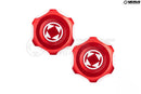 Verus Engineering A/C Line Cap Kit, Anodized Red - VB Subaru WRX