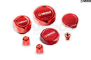 Verus Engineering Engine Bay Cap Kit, FHS Oil Cap, Anodized Red - 23+ Toyota GR Corolla