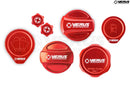 Verus Engineering Full Car Cap Kit, RLA Oil Cap, Anodized Black - 2022+ Subaru BRZ/ Toyota GR86