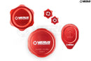 Verus Engineering Engine Bay Cap Kit, FHS Oil Cap, Anodized Red - 23+ Honda Civic Type R (FL5)