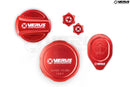 Verus Engineering Engine Bay Cap Kit, RLA Oil Cap, Anodized Red - 23+ Honda Civic Type R (FL5)