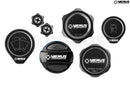 Verus Engineering Full Car Cap Kit, FHS Oil Cap, Anodized Black - VB Subaru WRX