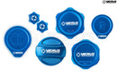 Verus Engineering Full Car Cap Kit, FHS Oil Cap, Anodized Blue - VB Subaru WRX