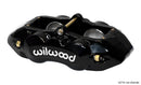 Wilwood D8-4 Brake Caliper - 1.88 in Piston Bore / 1.25 in Rotor Thickness / Black / Front | 120-10525-BK