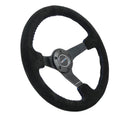 NRG 350mm Deep Dish Suede Steering Wheel – 3" Dish