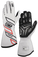 OMP ONE-S Racing Gloves – FIA 8856-2018 – Navy Blue / Cyan