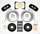 Wilwood AERO4 Rear Brake Kit (14.25 in Slotted Rotors - Black Calipers) - 2014+ Chevrolet Corvette (C7) - Includes Brake Lines | 140-13698