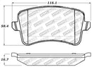 StopTech Sport Brake Pads – 2009-2016 Audi A4 product image 2