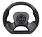 NRG Carbon Fiber Steering Wheel (320mm) CF Center Plate & Two-Tone Carbon w/Leather Trim Handles