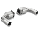 Akrapovič Link Pipe Set with Cat (Titanium) – 2010–2013 Porsche 911 Turbo / Turbo S (997)