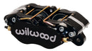 Wilwood Dynapro Brake Caliper - 1.75 in Piston Bore / 0.81 in Rotor Thickness / Black / Dust Boot | 120-11482